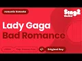 Lagu Lady Gaga - Bad Romance (Acoustic Karaoke)