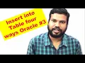 insert statement in oracle oracle sql insert data into table insert multiple rows in oracle