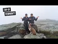 A FOGGY hike to the HIGHEST POINT in Vermont Mount Mansfield Maple Ridge Sunset Ridge Trails