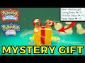 New Mystery Gift How to access Mystery Gift in Pokemon Brilliant Diamond Shining Pearl