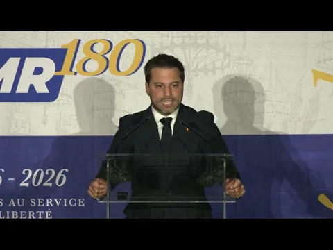 180 ans du parti libéral belge - Discours de Georges-Louis Bouchez - YouTube thumbnail
