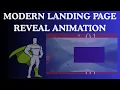 Modern Landing Page Using HTML CSS JavaScript GSAP