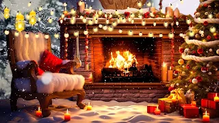 Cozy Christmas Ambience Top Christmas Songs Of All Time Instrumental Christmas Music Fireplace 
