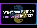 KEY PICKS from Python 3 13 s removals and deprecations