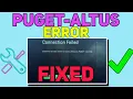 How to FIX Puget-Altus Error In Mw2 Warzone 2 Puget Altus Error Fix Mw2