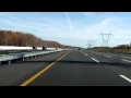 New Jersey Turnpike Exits 7A to 8 northbound Truck Lanes