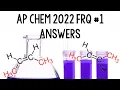 2022 AP Chemistry Exam FRQ Answers