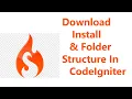 Download install Codeignitor Setup Codeignitor on Localhost Folder Structure of Codeignitor