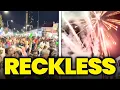 WATCH Pakistanis IGNORE Wildfire Warnings With Huge Independence Day Fireworks