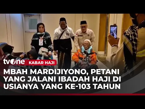Semangat Jemaah Calon Haji Berumur 103 Tahun Menjalani Ibadah