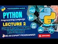 Python - Datatypes and Variables Learn Coding lecture 2