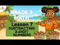 3-Digit Subtraction Without Regrouping Grade 3 Math Lesson 7 Subtraction for Kids