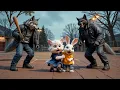 Download Lagu The kitten and the little rabbit are maliciously bullied by the big bad wolf. Will justice come?