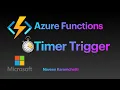 Part - Serverless API s using Azure Functions Timer Trigger