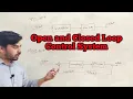 Open loop and close loop control system in Hindi working of Open and closed loop control example
