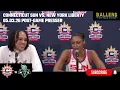 Brittney Griner Olivia Nelson-Ododa Connecticut Sun Postgame Presser vs NY Liberty 05 03 26