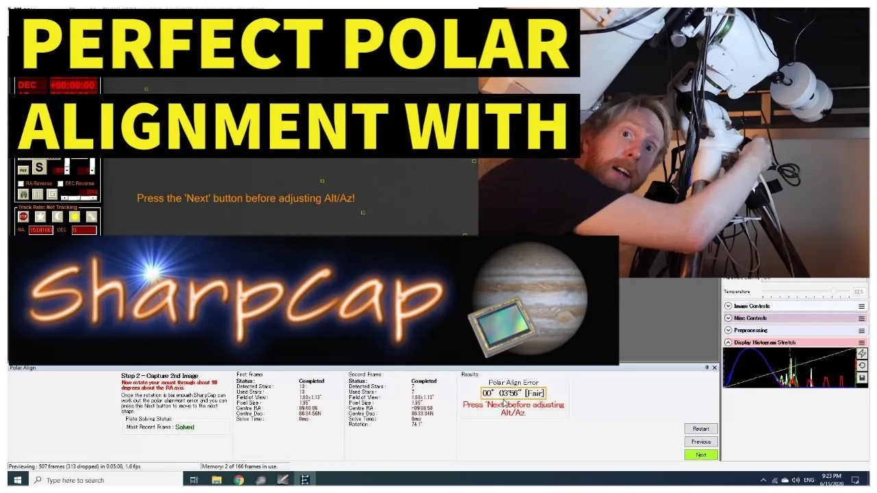 Using Sharpcap Pro to achieve PERFECT polar alignment!