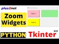 expand contract of widgets on change in geometry of the parent Tkinter window using rowconfigure