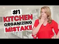 How to Organize Your Kitchen in ONE DAY and fix this common mistake
