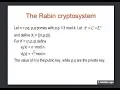 Rabin Cryptosystem Asymmetric Cryptographic Technique Cryptography Network Security