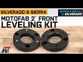 2007-2018 Silverado Sierra MotoFab 2 Front Leveling Kit Review Install