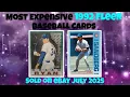 1992 Fleer Most Expensive eBay Sales Baseball Cards - July 2025