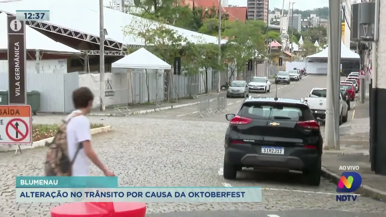 Alteração no trânsito por causa da Oktoberfest