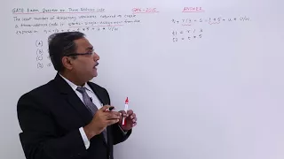 3-Address Code - GATE Exercise 2