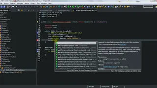 21 JColorChooser Java Swing Tutorial without voice