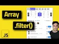 JavaScript Array filter and its use in a REAL project