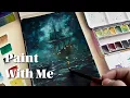 Lagu Watercolour Painting Process | A light in the Dark | Paul Ruben’s Watercolour Review 