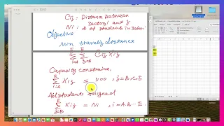 Formulate and Solve An Assignment Problem using Excel Solver