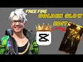 How to Create Golden glow edit in cap cut