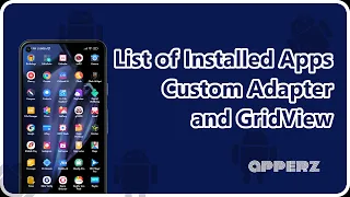List of Installed apps In Grid View Part 2 android