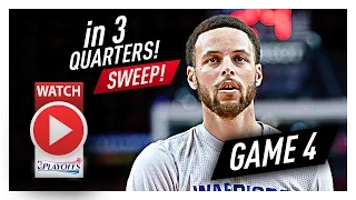 Stephen Curry Full Game 4 Highlights vs Trail Blazers 2017 Playoffs - 37 Pts 8 Ast 7 Reb in 3 Qtrs