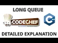 LONG QUEUE Codechef Starters Solution Codechef Problem Solution in C