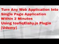 Single Page Application Without ANGULAR