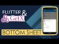 Flutter GetX for Beginners Bottom Sheets with Example