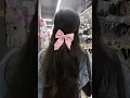 The cutest easy bow hairstyle 🎀❤️❤️ #youtube #youtubeshorts #hair #bow #mrdiy #viral