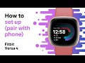 Fitbit Versa 4 Setup Step-by-Step with Chapters