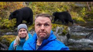 Fall camping and searching for bears!