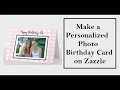 For Zazzle Customers Making a Personalized Sister s Birt ay Card zazzle