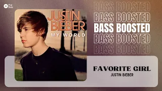 justin bieber favorite girl bass boosted 