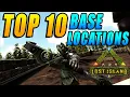 NEW Top 10 BEST HIDDEN Base Locations On LOST ISLAND - Ark Survival Evolved