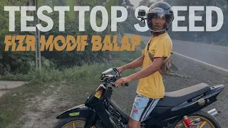 berapakah top speed f1zr ini testtopspeed