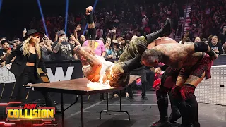 atlanta street fight house of black vs briscoe lethal u0026 jarrett 3 9 24 aew collision