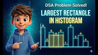 LeetCode 84 Largest Rectangle in Histogram Google Interview DSA Stack Series