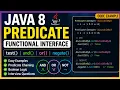Java 8 Predicate Functional Interface test and or negate with Examples