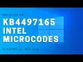 How to install KB4497165 Intel microcode updates for Windows 10 1903 and 1909 - May 2020