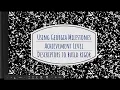 Using Georgia Milestones Achievement Level Descriptors